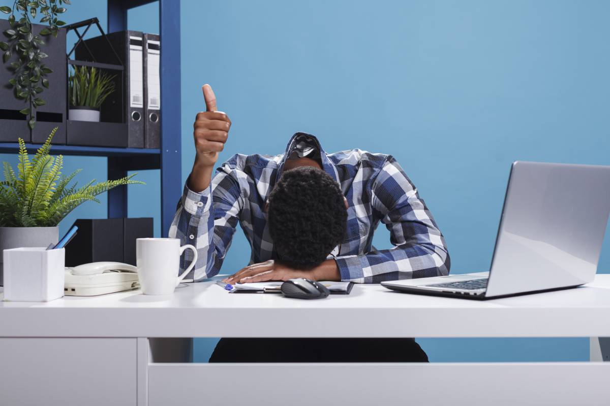 lacher prise au travail