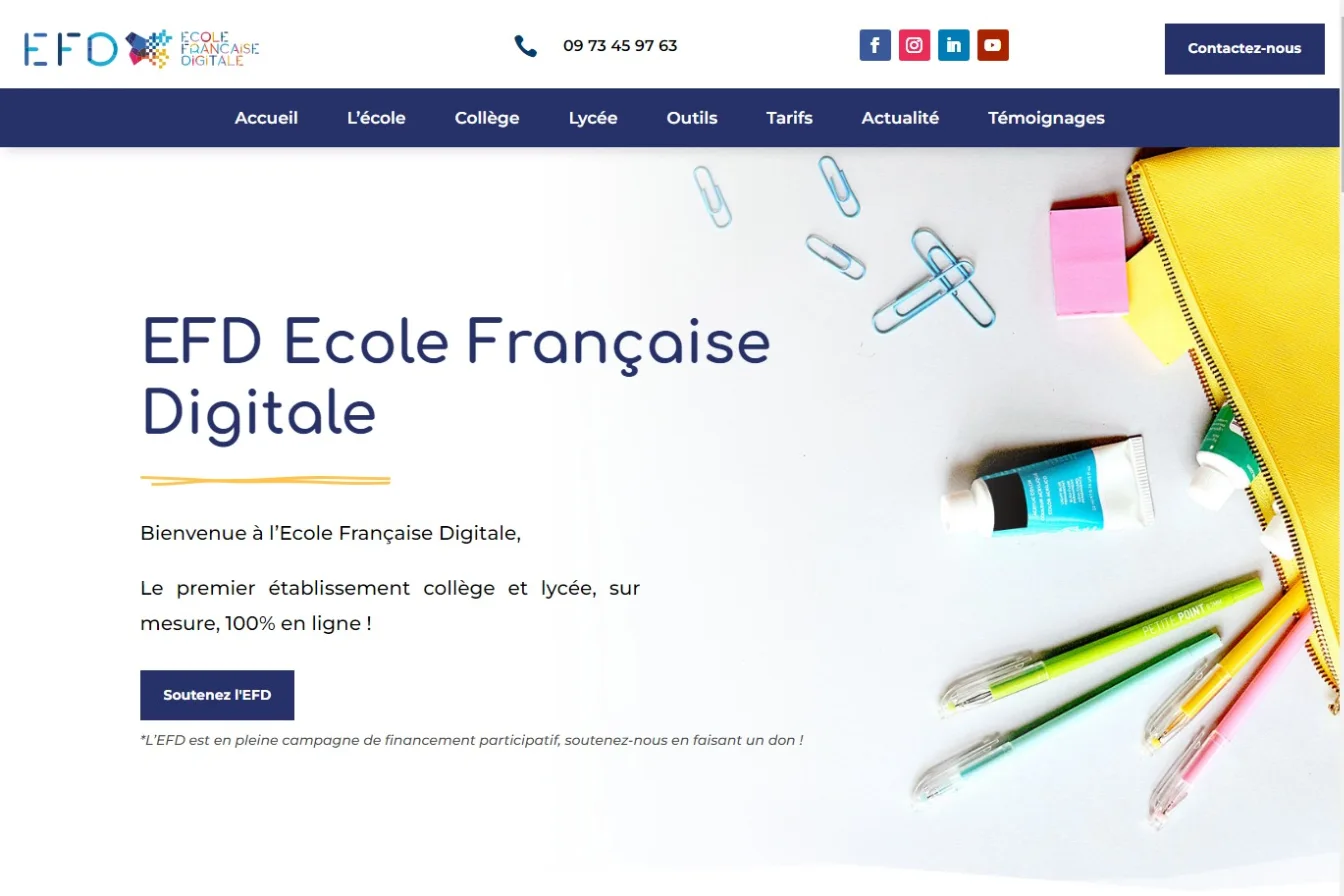 L'École Française Digitale : ton futur collège et lycée en ligne ! 31 École Française Digitale